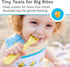Re-Play Toddler Forks and Spoons Set - 8 Utensils for Kids - Dishwasher and Microwave Safe - Made in USA - 5.8" x 1.2"