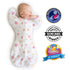 Amazing Baby Transitional Swaddle Sack with Arms Up Half-Length Sleeves and Mitten Cuffs, Large, 6-9 Months, 21-24 lbs, Little Watercolor Roses (Arms Up Swaddle, Transition Swaddle Sleep Sack)