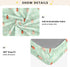 miaozhen 1 Pack 52x28 Cotton Baby Crib Sheets for Boys Girls Soft Grassland Insect Light Green Muslin Crib Sheets