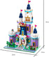 Micro Block World Architecture Amusement Park - Big Dream Castle Model (2800+PCS) Mini Blocks Building Toy