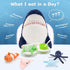 6Pcs 5 MaoGoLan Soft Shark Stuffed Animals with Sea Animals Inside - Bulk Plush Toys Stuffed Shark Stingray Octopus