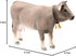3+ Schleich Farm World, Realistic Farm Animal Toys for Kids and Toddlers, Branuvieh Cow Toy Figurine, Ages