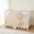Set 3 52"x28", Set Organic Cotton Muslin Baby Crib Bedding Piece Soft for Infant Newborn Toddler Boys Girls Nursery Bed