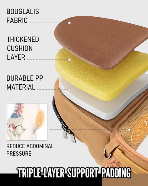 45 lbs), Dinictis Baby Hip Carrier for Dad, Ergonomic Waist Carrier with Hip Seat for Newborn to Toddler (Up