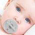 Sweet Child Pacifiers Set of 6, 0-18 Months, Ultra-Light Silicone Binkies with Collapsible Handle & 3 Air Holes
