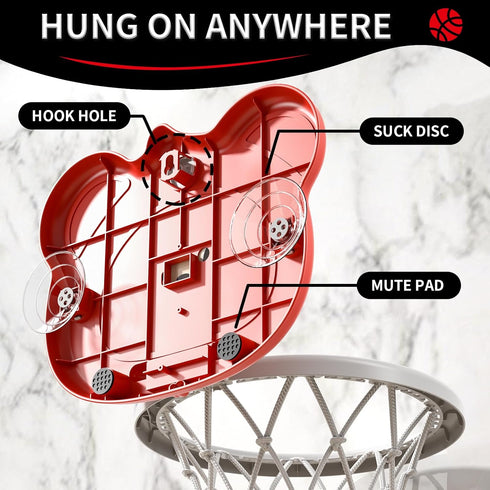 Toddler Basketball Hoop Indoor Toys for Boys Ages 3-5, Ideal Birthday Gifts for 3 4 5 6 Year Old Kids