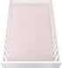 (2-Pack) Newton Baby Fitted Crib Sheet - Ultra Breathable and Soft, Organic Cotton, Fits All Standard Cribs, Pink
