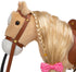 11 inches HollyHOME Palomino Horse Stuffed Animal Pretty Pony Plush Toy Pretend Play Horse Beige