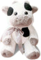 uoozii Warmable Cow Stuffed Animal - 12" Microwavable Unscented Weighted Plush, Coolable & Heatable Gift