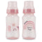 Premium 2-Pack Baby Bottles - 11 Ounce, Hourglass Shape, Fun Boys and