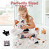 5 1 Mommy 4 3-8, gnomantic Pieces Cat Stuffed Animals with Babies Inside Belly - Stuffed Cat with Kittens - Stuffed