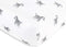 Amazing Baby Cotton Muslin Fitted Crib Sheet, Zebra, Soft Black , 28x52x6
