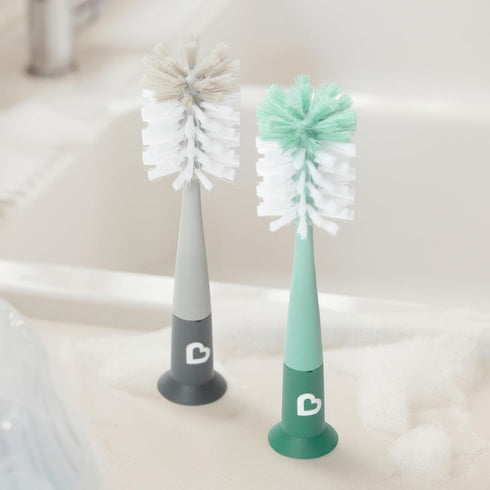 Munchkin Grey Bristle Bottle Brush - Perfect for Baby Bottles