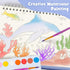 Set, 3-5 Paint with Water Books for Kids, Watercolor Coloring Book Mess Free Watercolor Painting Arts and Crafts Water