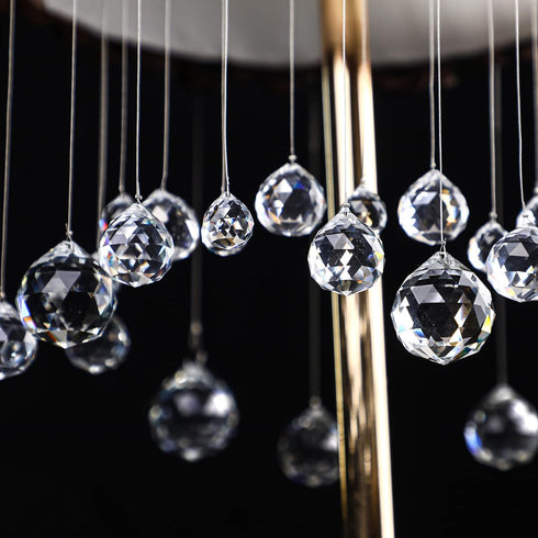 Crystalsuncatcher 20mm Clear Glass Crystal Ball Prism, Feng Shui Lamp Hanging Drop, Pack of 12 pcs