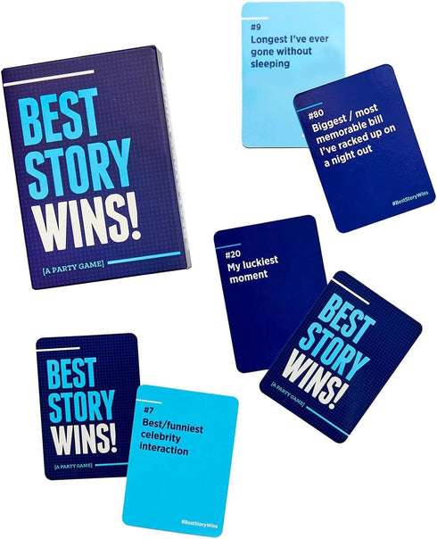 DSS Games Best Story Wins - A Party Game of Juicy Conversation Starters with True Stories Only
