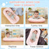 Lucakuins 0-24 Infant Support Cushion, Months Newborn Baby Support Cushion with Cover, Portable Playing Time Mat