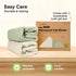 2-Pack 52x28 Waterproof Baby Crib Sheets for Boys, Girls - Viscose Derived from Bamboo Toddler Bed Sheet Neutral