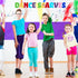 Toulite 100 Pcs Square Dance Scarves Bulk, 24 x 24 Inches Dancing Scarves for Performance Props