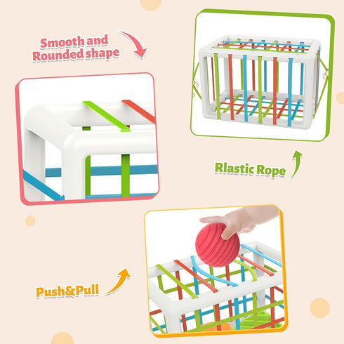 MINGKIDS Bath Toys for 12-18 Months, Developmental Sensory Fine Motor Skills Gifts for 6 9 12 18 Month Age 1 2 3 4