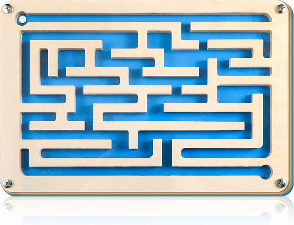 Marble Maze Circuit Game - Dementia Activities for Elderly Seniors - Wooden Maze Board Games Toy Gifts for Alzheimer's