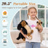 20'' MorisMos Dachshund Stuffed Animal Plush Toys, Realistic Long Haired Dachshund Toys Gift for Kid Toddler Women