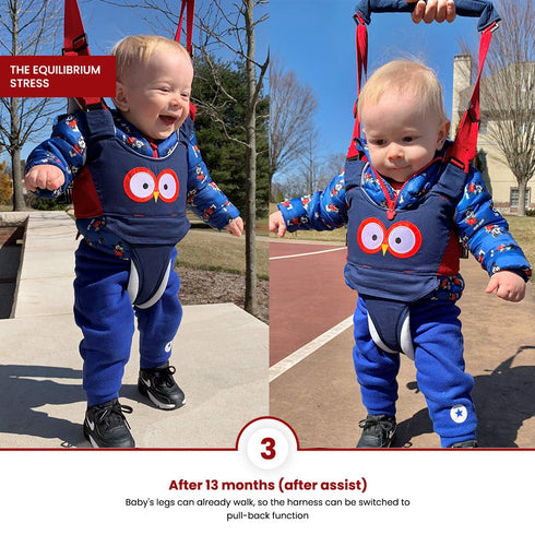 Baby Walking Harness - Toddler Infant Walker Helper - Child Learning Support Assistant Belt for 7-24 Month Old