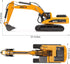 1/40 Scale Metal Excavator Toy, Diecast Digger Trucks for Boys Kids Construction Equipment