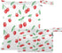 Burbuja Cherry Wet Dry Bags for Baby Cloth Diaper 2 Pack, Waterproof Reusable