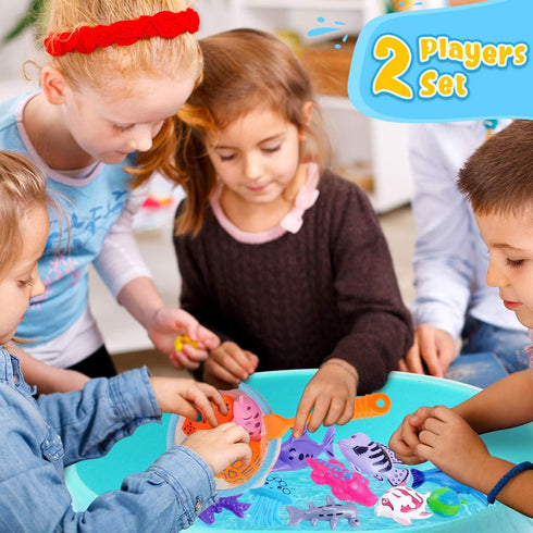 Goody King Magnetic Fishing Game, Pool Toys for Kids, Outdoor Indoor Carnival Party Water Bath Toy for Toddlers