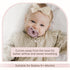 (Set 2) 100% 0+ Orthodontic Silicone Pacifiers of Food-Grade, One-Piece Design, Soft Orthodontic Nipple, Airflow