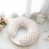 DILIMI Nursing Pillow Cover and Newborn Lounger Cover for Babies, Infant Lounger Cover, Light Brown Checkerboard