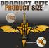 KAMOVNY T13 3D Robot Action Figure with Dragon Printed Mecha Toy, Multi-Jointed Movable, DIY Weapon Accessories
