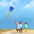 Large Octopus Kites - Beautiful Easy Flyer Beach Kites for Kids and Adults (Red+Blue)