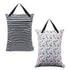 ALVABABY 2 Pack Large Wet Dry Bag Waterproof Hanging Cloth Diaper with