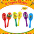 36 6 Hungdao Pcs Mini Mexican Fiesta Wooden Maracas Bulk Designs Wooden Maracas Noisemaker for Fiesta Party Favors