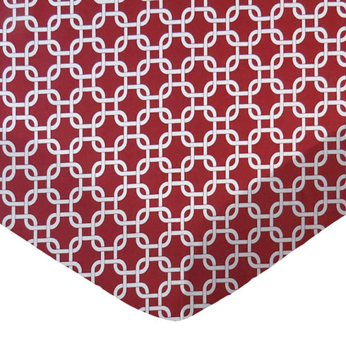 SHEETWORLD.COM SheetWorld Fitted 100% Cotton Percale Portable Mini Crib Sheet 24 x 38,