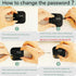 Refrigerator Lock (2 Pack), Heavy Duty Combination Fridge Lock for Cabinets, Windows, Drawers, Child Safety