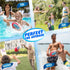 SOAK Waterproof Football, 9 Inches, Pool Football for Kids Games, Beach Football for Outdoor Fun