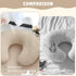 Hooyax Baby Muslin Nursing Pillow Cover and Waterproof Nursing Pillow Cover, Soft and Stretchy Feeding Nursing Covers