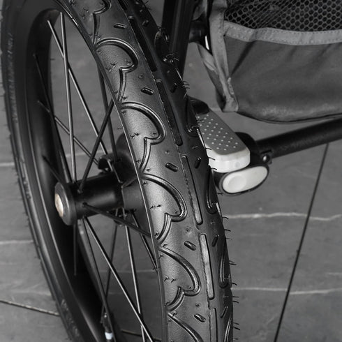 RUTU One Set Rear 16x1.75 Tire and 16x1.75/2.125 Inner Tube for Kid Bicycle BoB Revolution SE/Pro/Flex