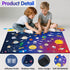 MEGUO 3 4 5 6 7 8 40"x30" 59 Solar System for Kids | Felt Wall Activities for Children | Montessori Space Planet Toys