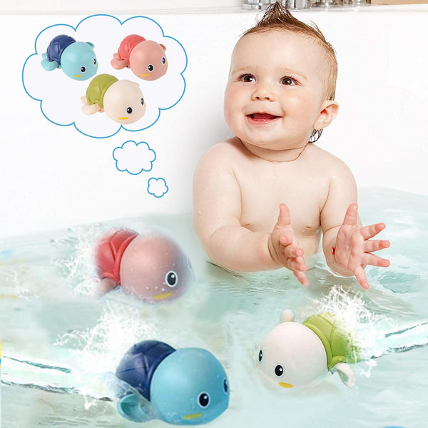 Baby Bath Toys-Wind up Turtle Bathtub Toys,Toy for Babies 6-12 Months Floating