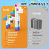 32 4-8 AuntyFey Pcs Building Blocks Cubes Blocks for Kids, Learning Educational Stem Blocks for Kids Ages