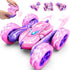 Excitobo Remote Control Car, 4WD 2.4GHz Fast RC Cars with Wheel Lights, Toys