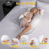 Pregnancy Pillow for Sleeping, SEEDNUR Maternity Pillow Support for Back, Legs, Belly, HIPS, Pregnancy Body Pillow