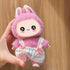 XXEDSPTY 17cm Set, (E-01) Doll Clothes- Adjustable Overalls & Hat Kawaii Fashion Outfit for Sitting/Standing Dolls (No
