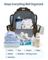 Backpack, Backpack 2 Mancro Diaper Bag Large Multifunction Baby for Travel with Stroller Strap and Insulated Pockets