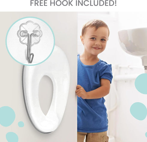 Lulyboo Toddler Potty Seat for Boys & Girls | Non-Slip, Splash Guard, Universal Fit, Includes Storage Hook & Potty