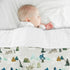 30 40 Inch TANOFAR Baby Blankets, Adventure Mountains Fleece Toddler Blanket for Boys Girls, Dotted Backing, Double